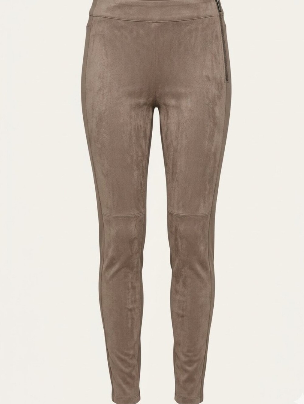 NWT WHBM Genuine Suede Leather Leggings Pants Alpaca Size 0